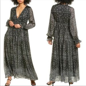 NWT Rococo Sand Nyx Maxi Dress black size XS